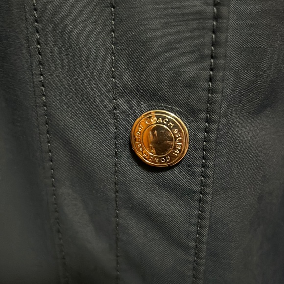 Coach women’s size large water resistant jacket navy - Picture 17 of 17